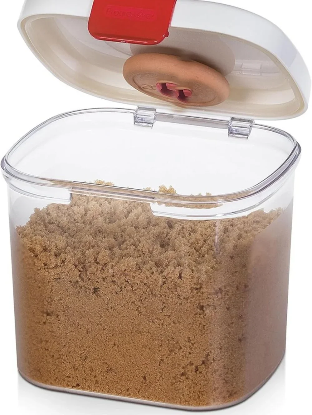 Airtight Brown Sugar Keeper with Terra Cotta Disc - 1.5 Quart, BPA Free